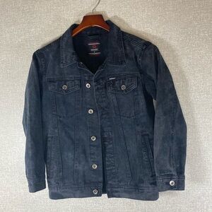 Akademiks Black Jean Trucker Jacket